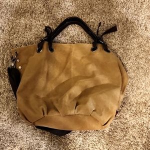 Large Beige Canvas Handbag